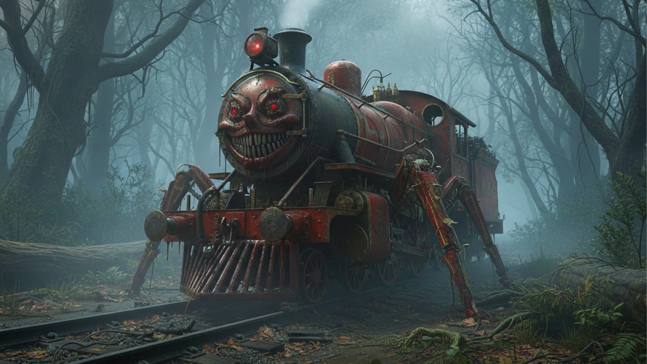 ASMR Car Restoration! Restoring the Monster Choo-Choo Charles Train in the Forest