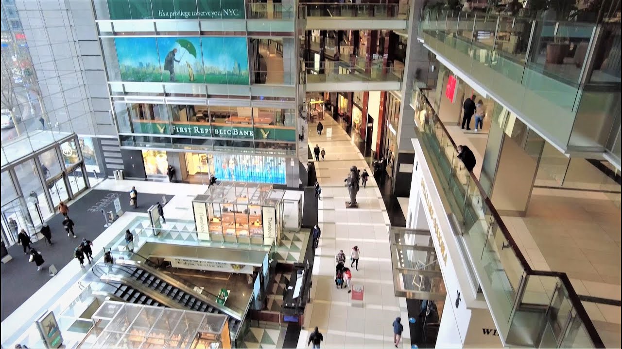 Inside Time Warner Center Tour in Columbus Circle, NYC [4K]