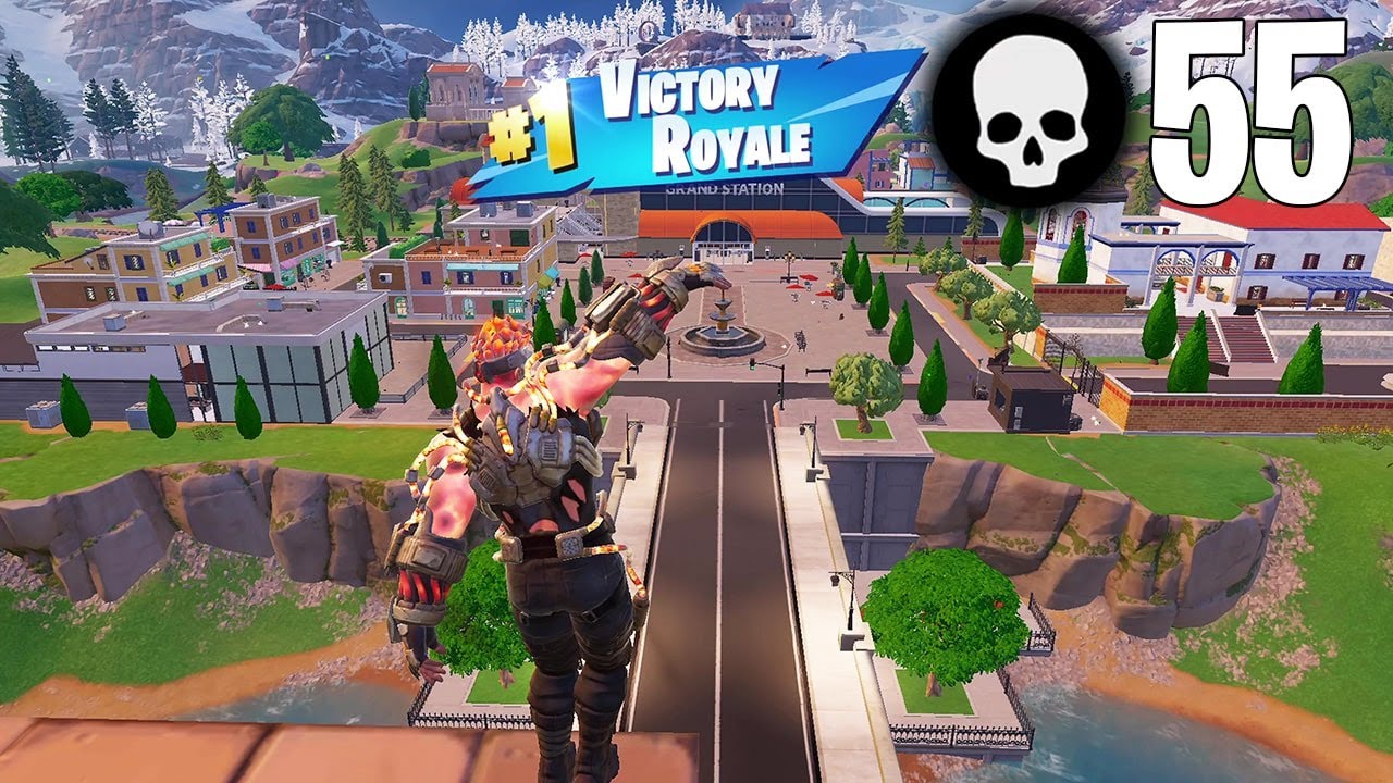 55 Elimination Solo vs Squads Wins (Fortnite Chapter 5 Season 3 Ps4 Controller Gameplay)