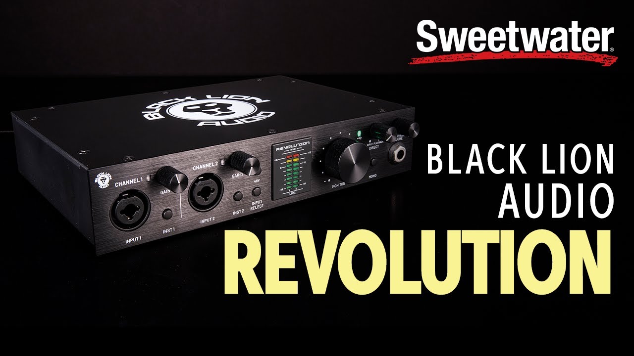 Black Lion Audio Revolution 2x2 Audio Interface Demo