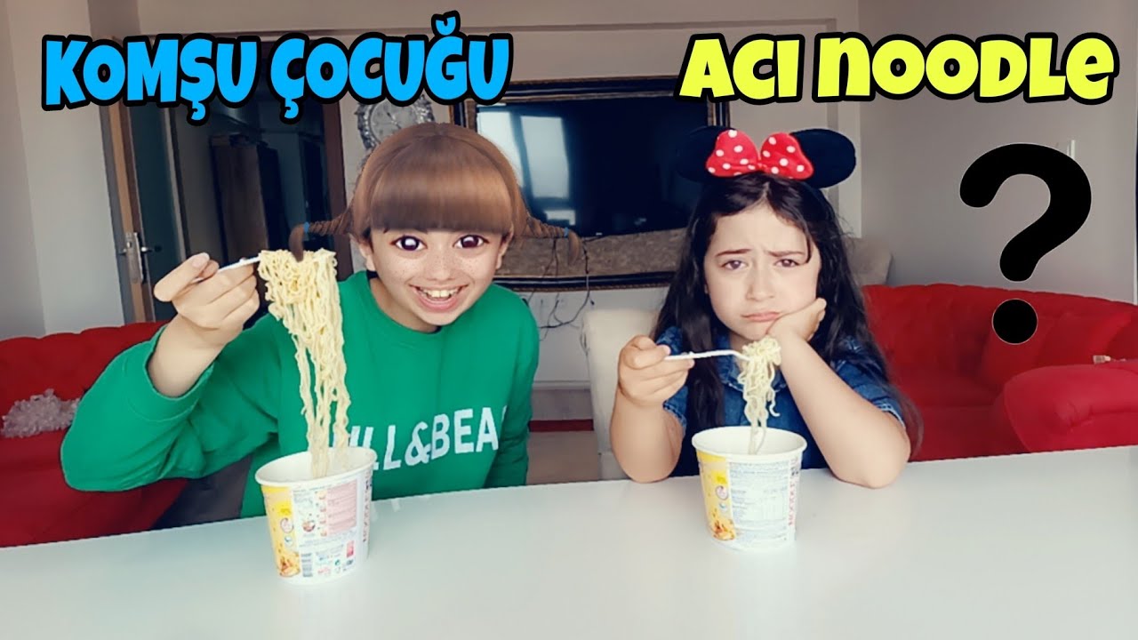KOMŞU KIZI PELİNSU NOODLE ACI BİBER KOYDU ESMA'YI ÜZDÜ ماما جابت بيبي - جنى مقداد | طيور الجنة