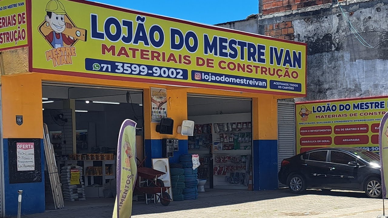 Depois que eu parei de trabalhar com piso, olha como está ficando a Loja.