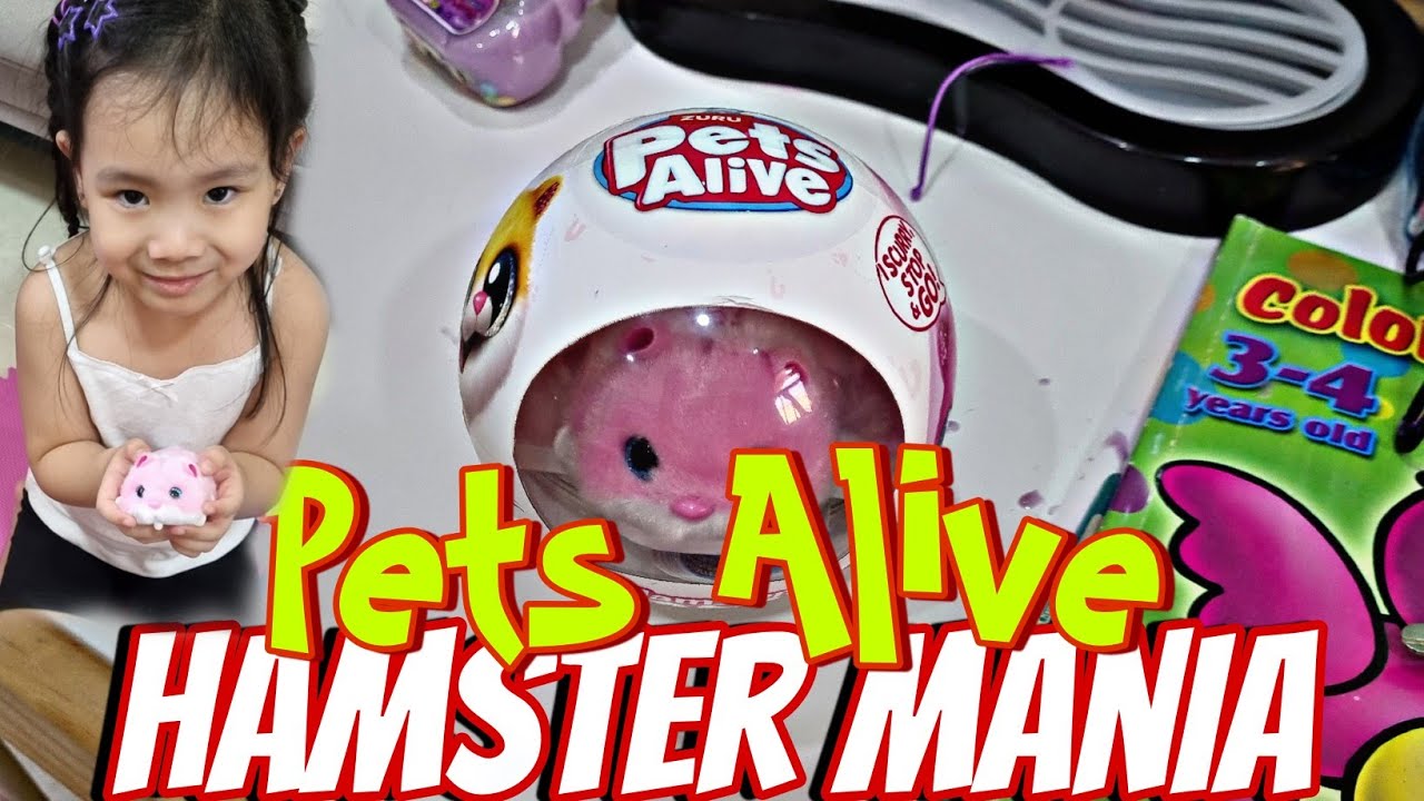Pets Alive Hamster Mania Unboxing | Let's Play! #petsalive #hamsters #toys