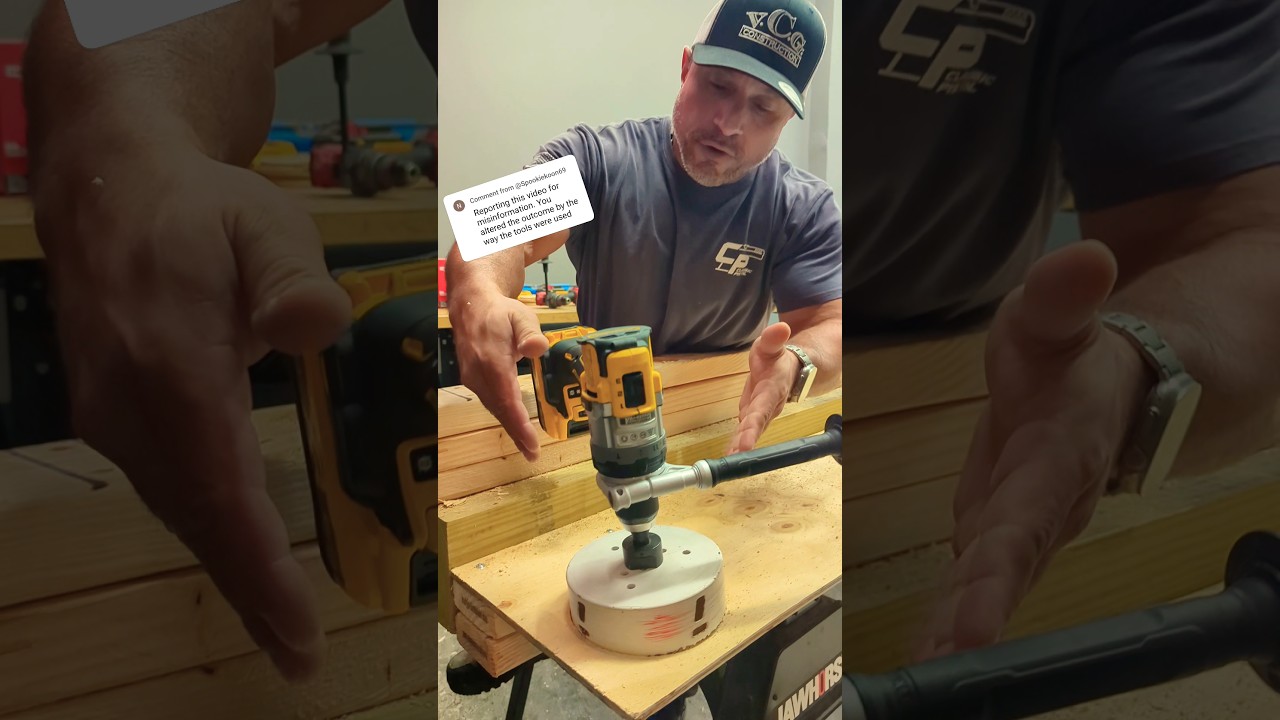 DEBUNKING DeWALT Hammer Drill performance issue!