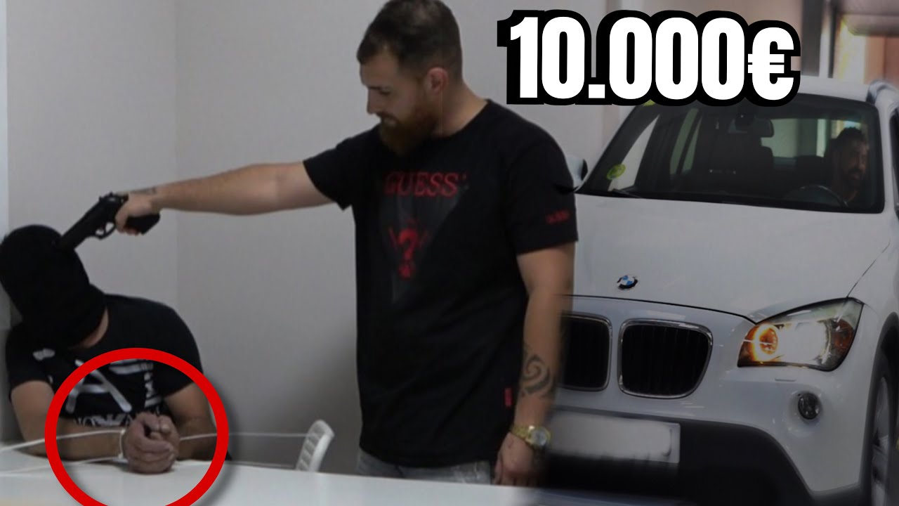 😱LO SECUESTRAMOS y le REGALAMOS un COCHE de 10.000&euro;😱 ( Broma con c&aacute;mara oculta ) BROMA PESADA