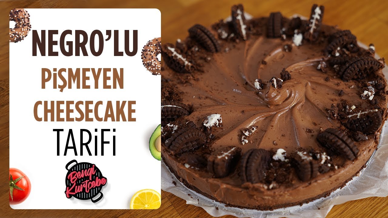 Negro'lu Cheesecake Tarifi | Pişmeyen Cheesecake