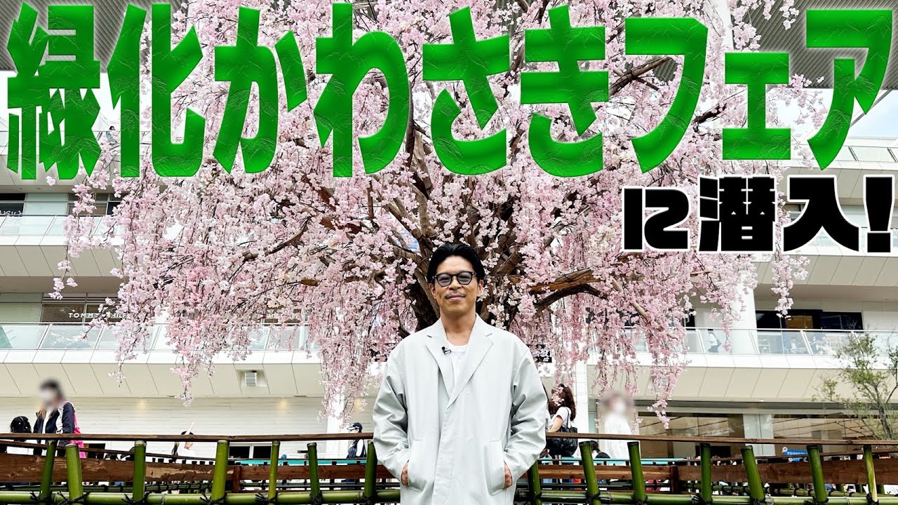 ラゾーナ川崎プラザで緑化フェアをすると聞いて師匠の山田さんと遊びに行ってみた