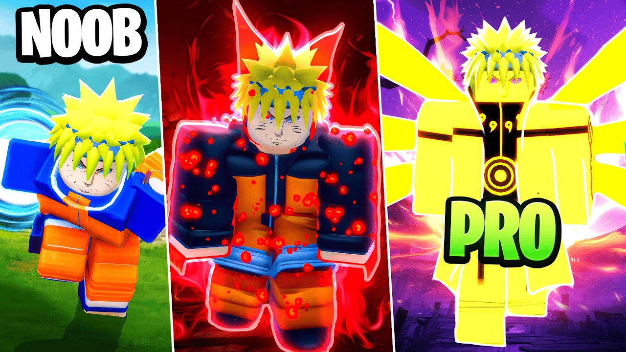 Путь от нуба до совершенства в KCM 2 NARUTO в Roblox Ninja Time