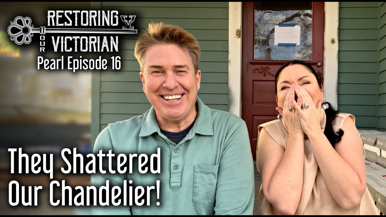 They Shattered Our Chandelier! Victorian Kitchen Remodel- Restoring Our Victorian: Pearl E16