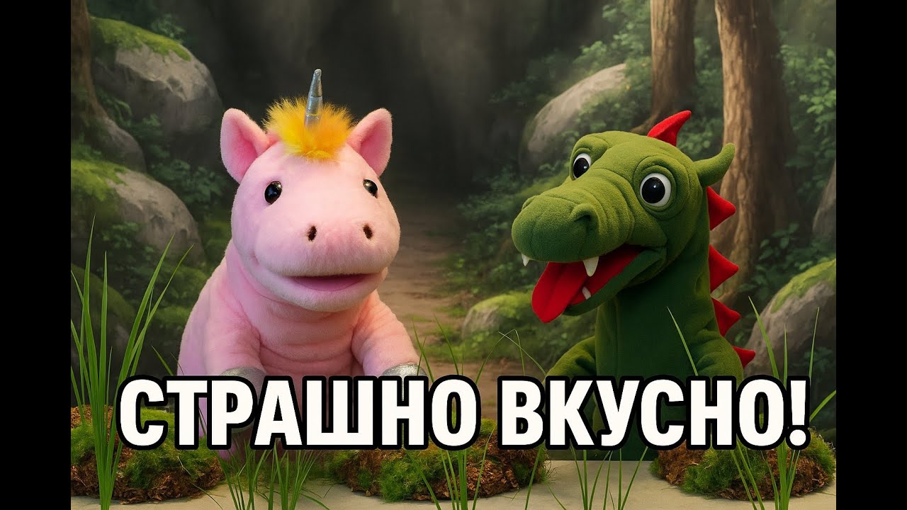 Страшно вкусно!🔥🍰 Невероятный союз дракона и единорога 🐉🦄
