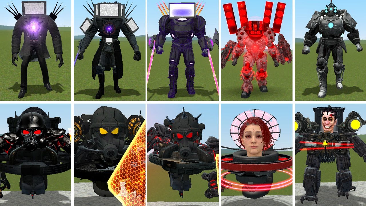 EVOLUTION OF ALL CAMERAMAN TITAN VS NEW ASTRO GMAN FAMILY? WHO WILL WIN? In Garry's Mod!