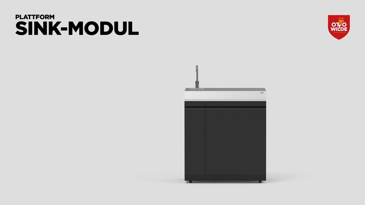 Otto Wilde Plattform | Montage des Sink-Moduls