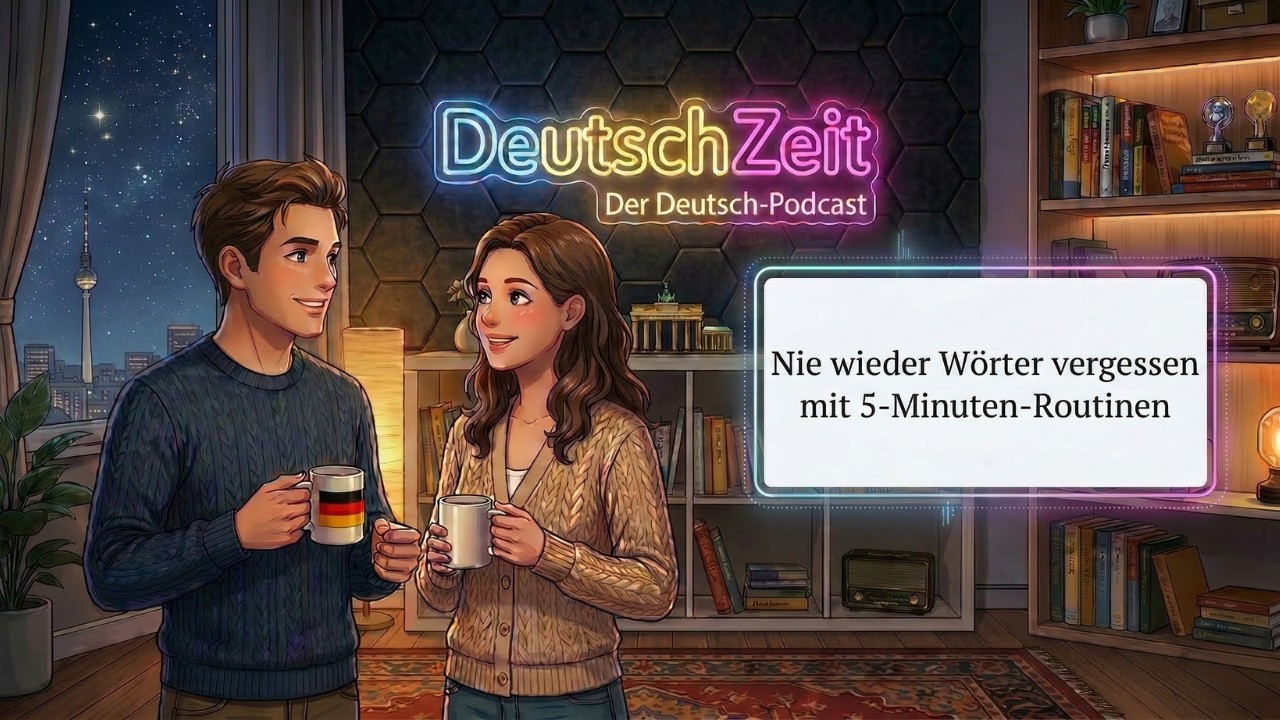 Besser Hören: A1/A2 Podcast | Nie wieder Wörter vergessen mit 5-Minuten-Routinen 🧠⏳