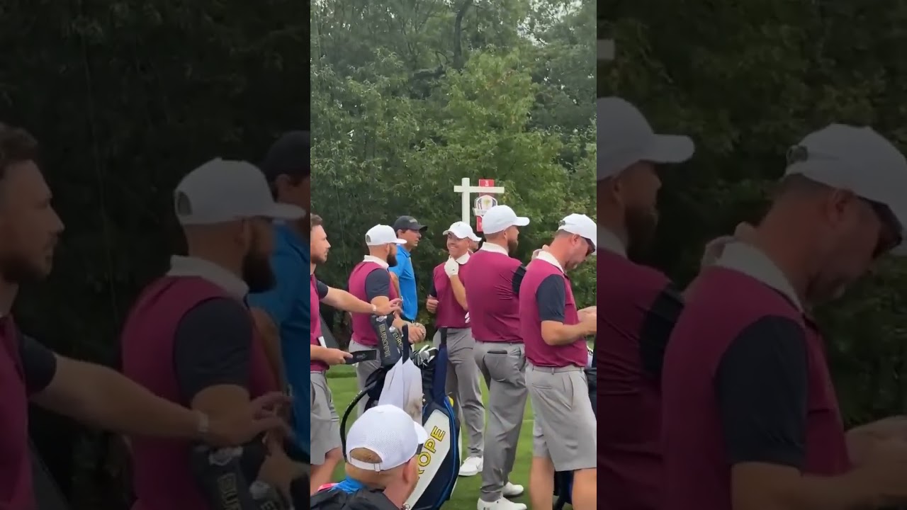 Rory Mcilroy gets heckled by the USA Crowd “ You Don’t need a button to choke “ 🙈