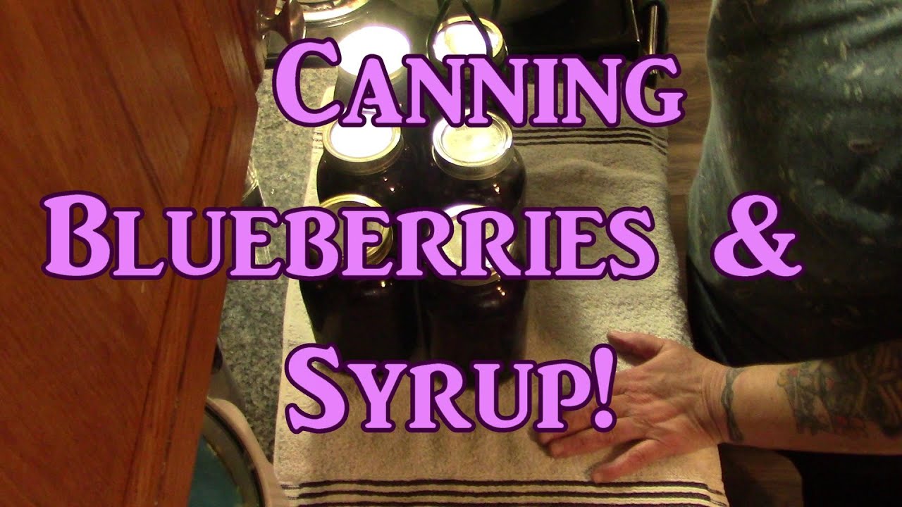 Canning Frozen Blueberries