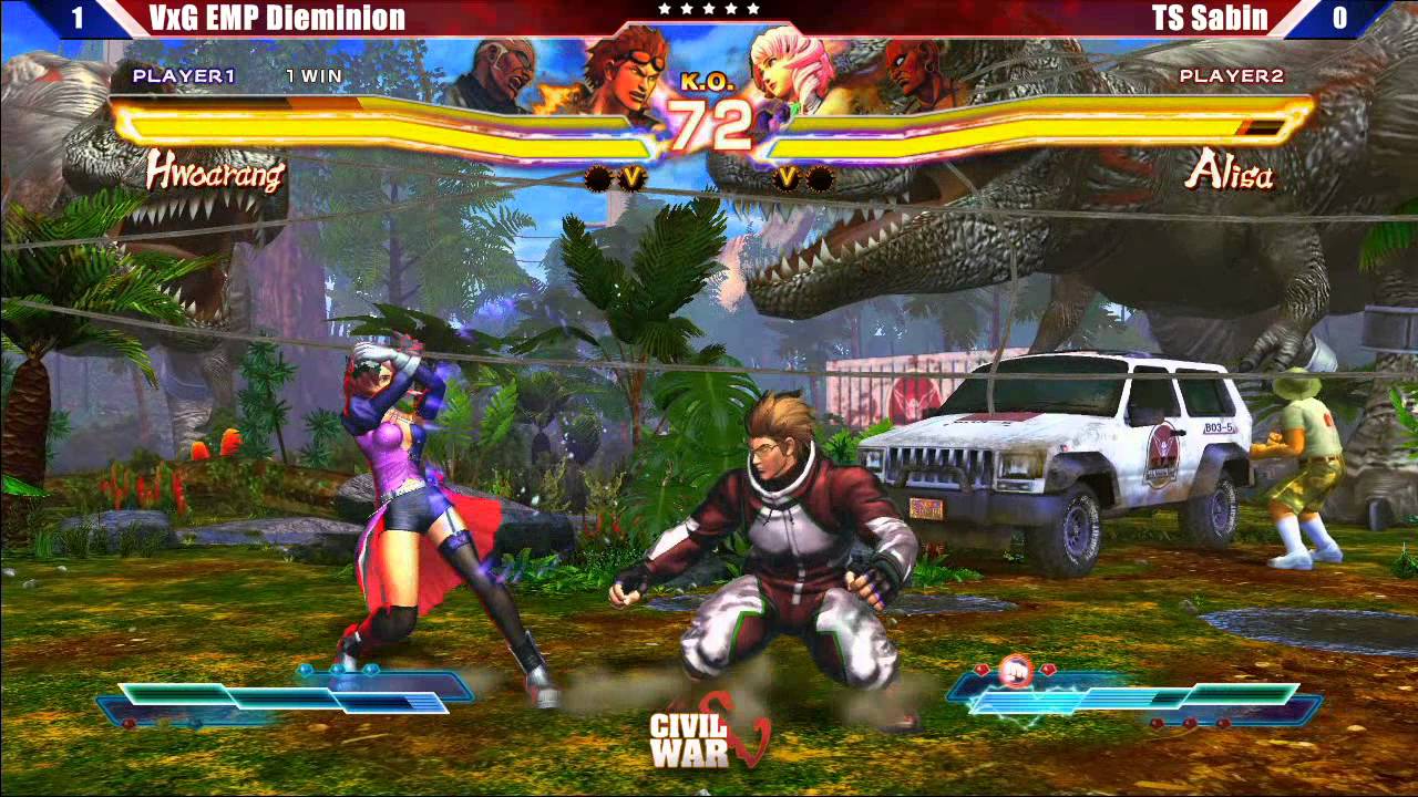 Street Fighter x Tekken 2013 Winner's Final VxG EMP Dieminion vs TS Sabin - Civil War 5 Tournament