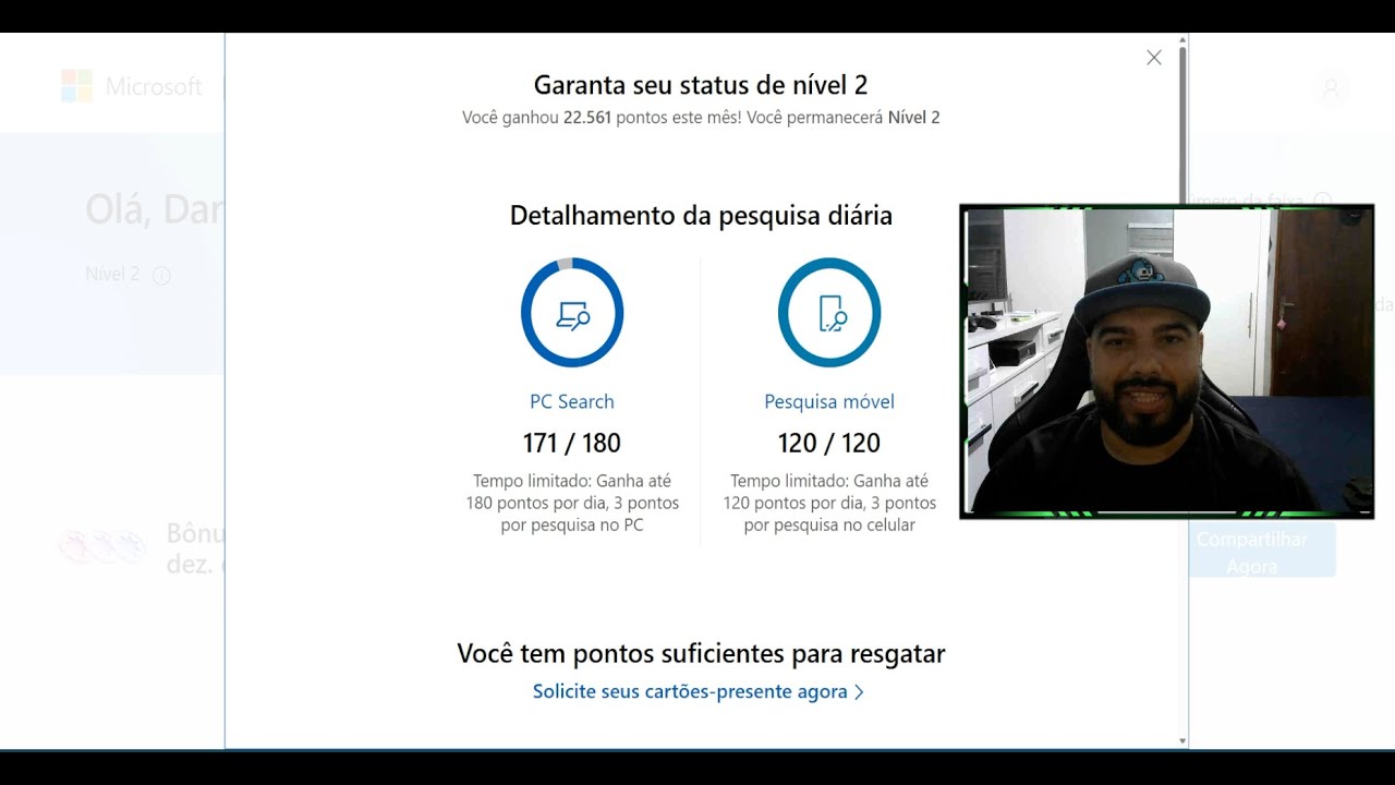 MICROSOFT REWARDS GANHEI MAIS DE 23.000 PONTOS DEZEMBRO 2025