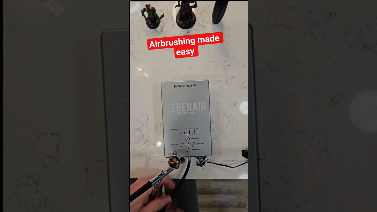 Gaahleri Airbrush Kit, Ambition Series GTS-06, Airbrush & Air Compressor with Air Control