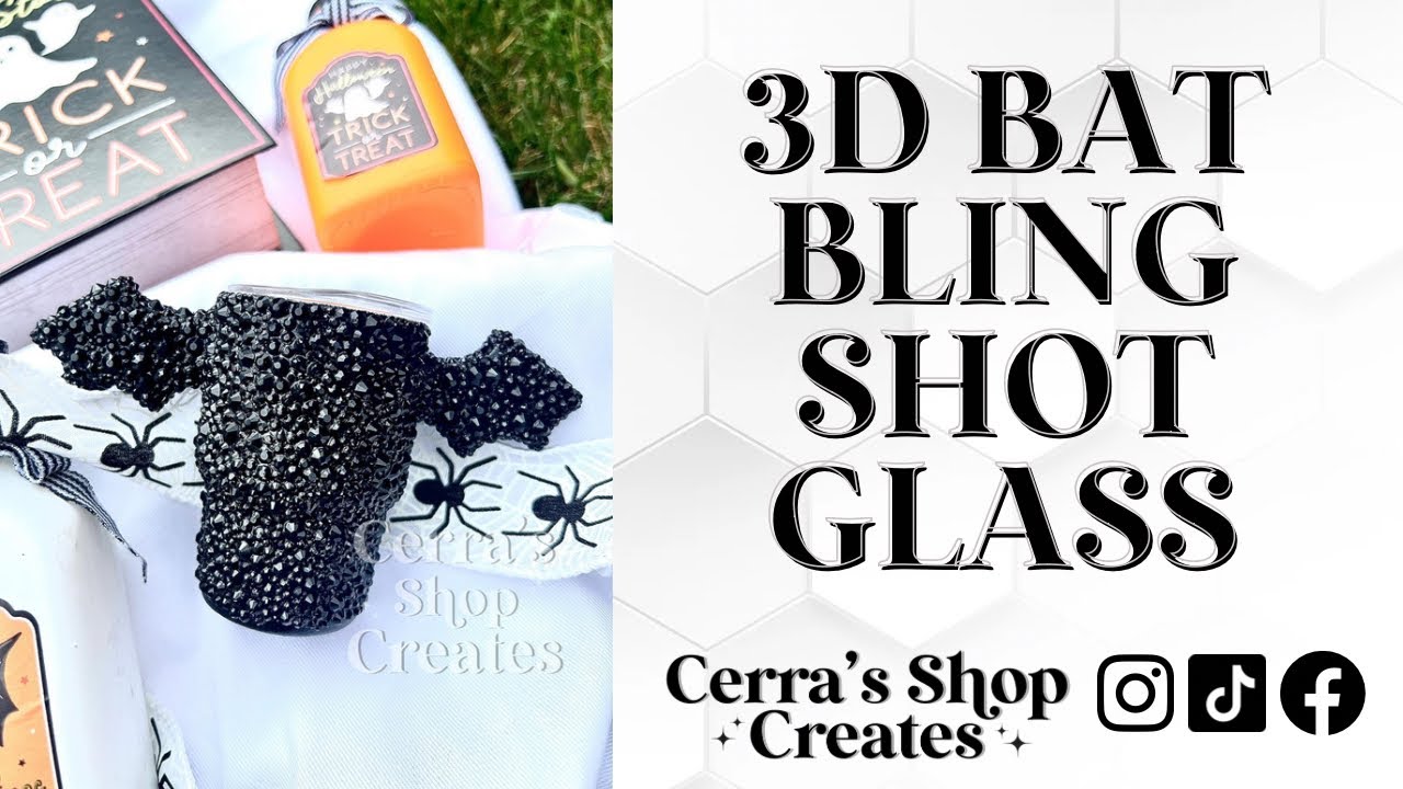 3D Bat Bling Shot Glass | PDB Creative Studio | Mother Tumbler