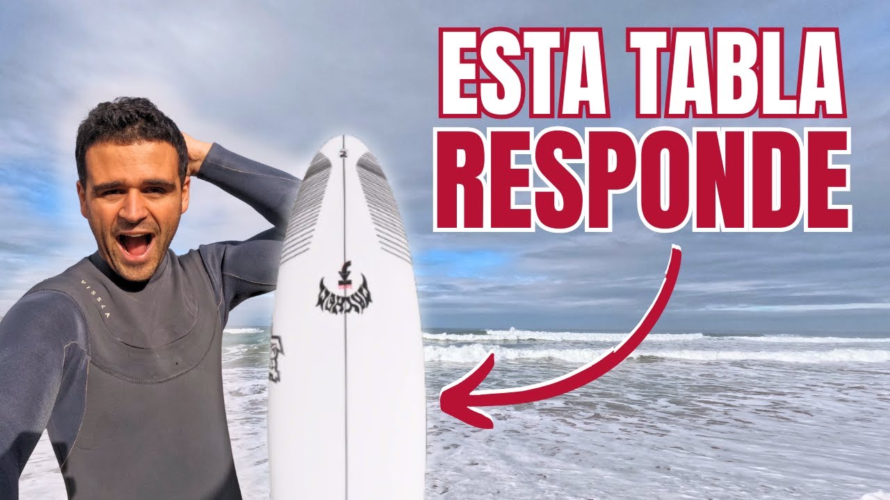 Velocidad y control en olas potentes | Probando LOST SABO TAJ