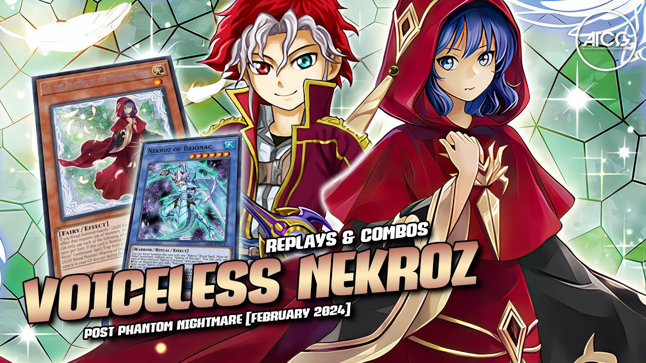 Yu-Gi-Oh! Mastering the NEW Voicless Voice NEKROZ! Deck POST PHANTOM NIGHTMARE | Combos & Replays🎥