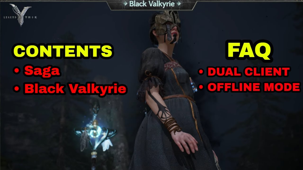Legend Of Ymir - Saga and Black Valkyrie Contents FAQ: dual client and offline mode?