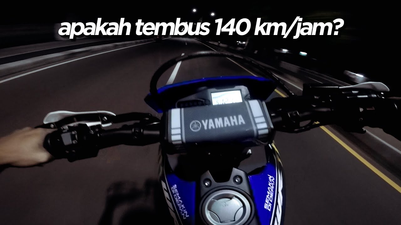 Test Top Speed WR 155R Supermoto Knalpot Racing