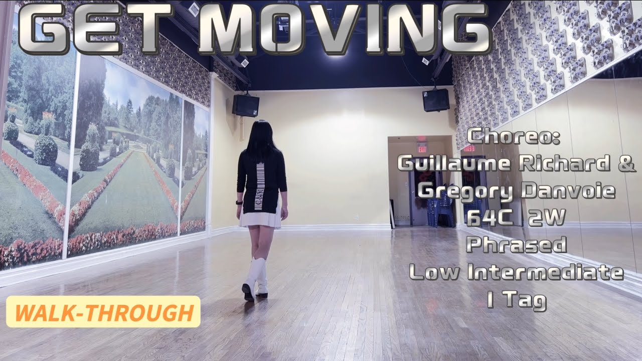 GET MOVING Line Dance (WALK-THROUGH)