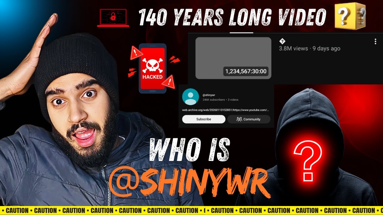WHO IS @shinywr? | 140 YEARS LONG VIDEO UPLOADED | MYSTERY SOLVED | HE SHOCKED THE INTERNET |