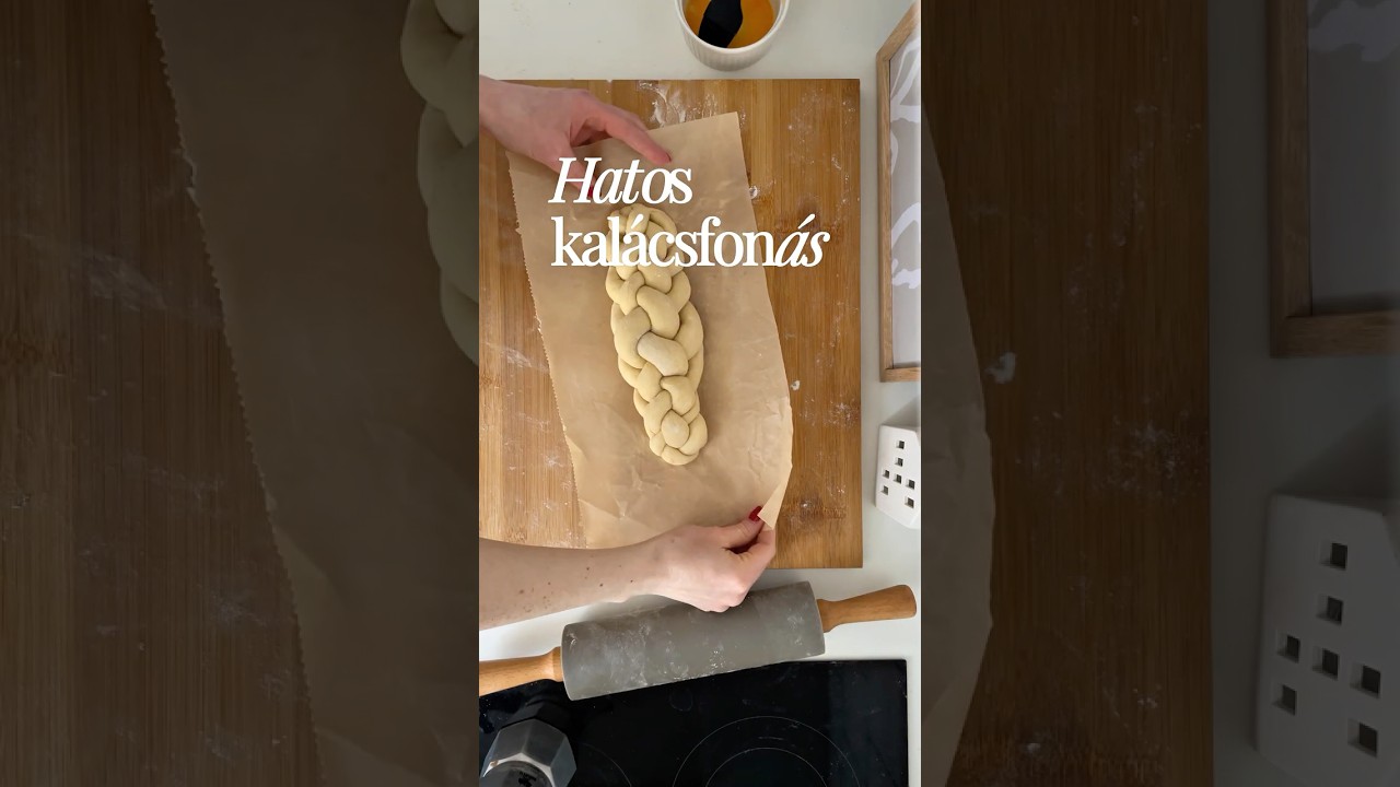 Hatos kal&aacute;csfon&aacute;s l&eacute;p&eacute;sről l&eacute;p&eacute;sre 🌞 #kal&aacute;csfon&aacute;s #challah #fonottkal&aacute;cs #h&uacute;sv&eacute;t