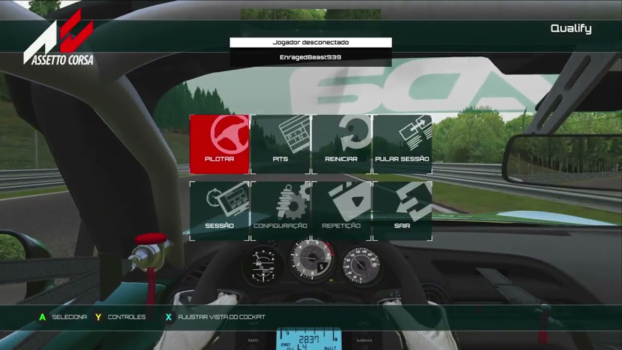 GAMEPLAY — ASSETTO CORSA - PARTE DE CORRIDA EM SPA COM MAZDA MX5