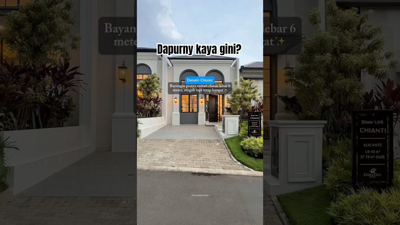 Lebar 6 meter&hellip; dapurnya kebayang kayak apa nggak bu? 😍 #rumah #property #interiordesign