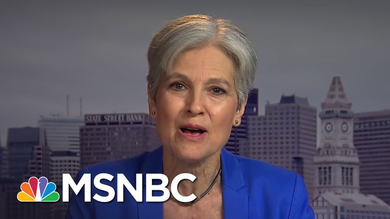 Jill Stein: Any Candidate On The Ballot Deserves To Be Known By American Public | MSNBC