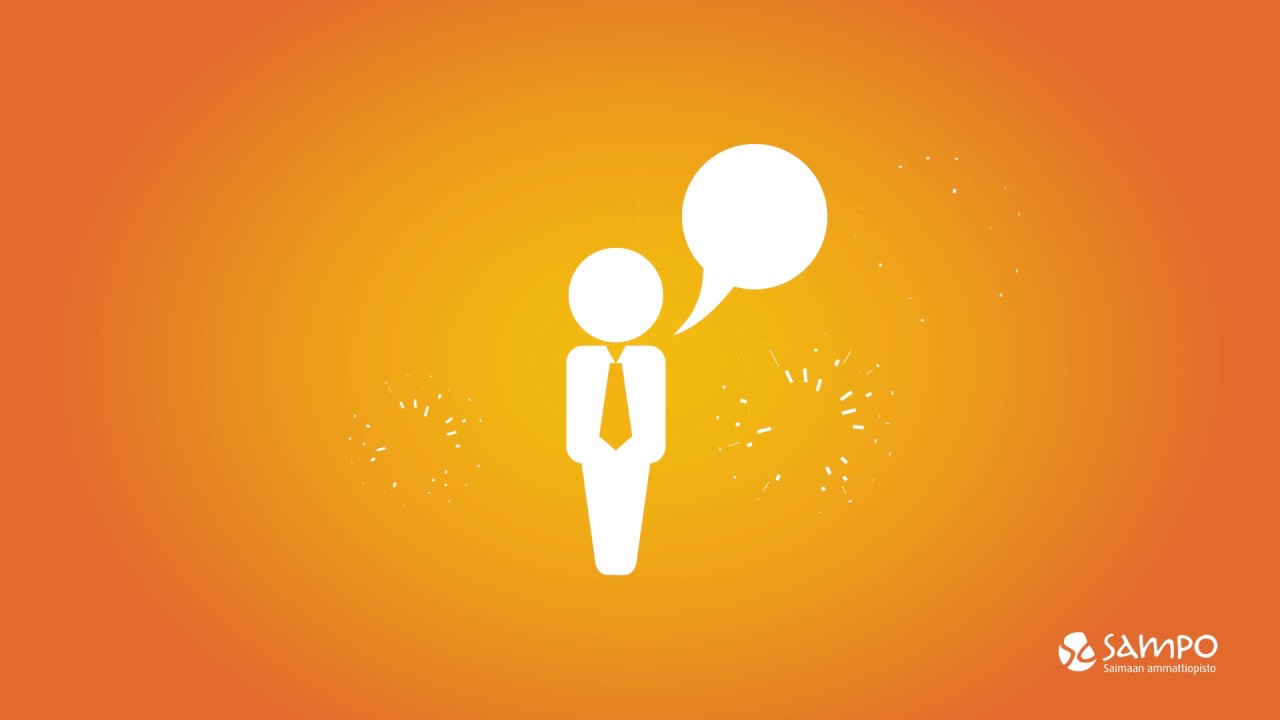 Hissipuhe ja työhaastattelu