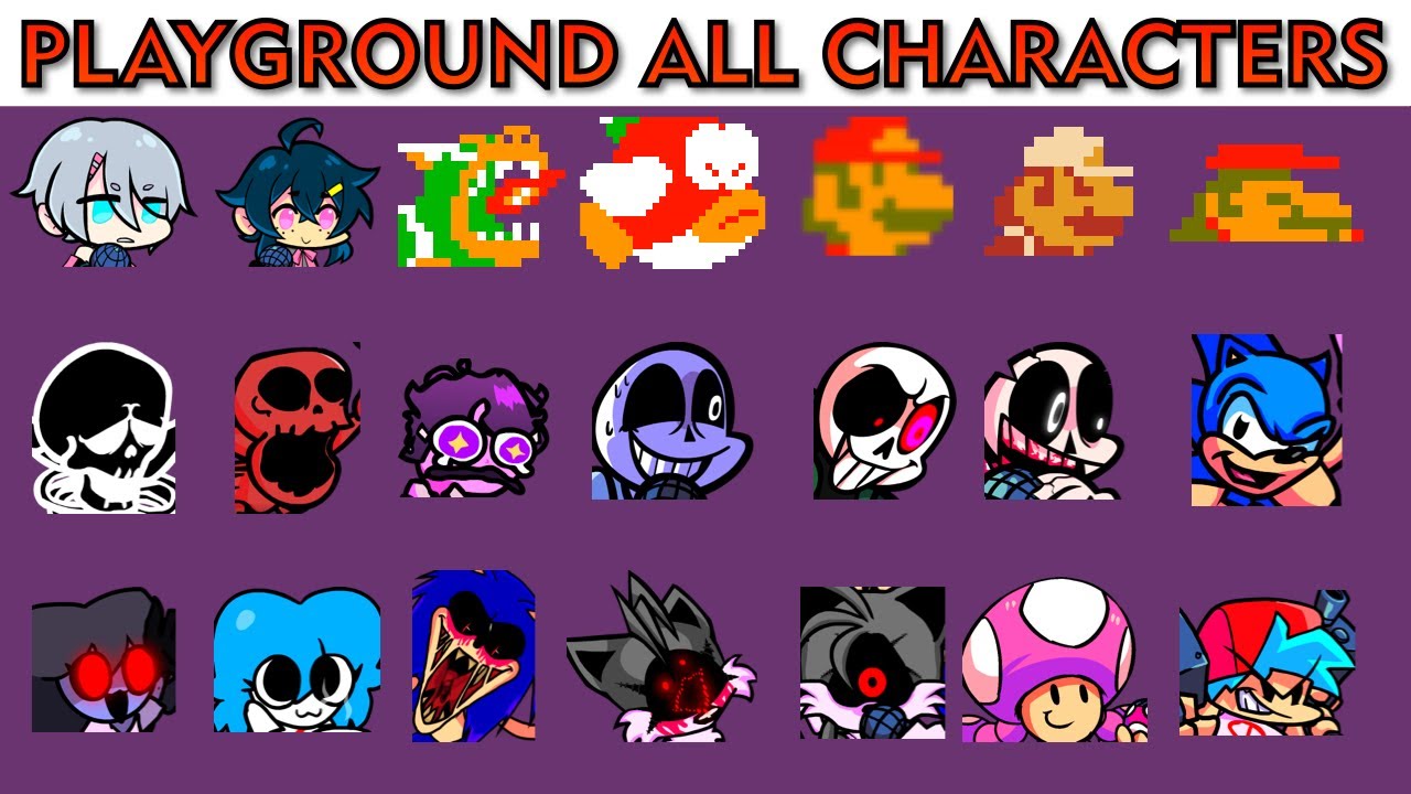 FNF Character Test | Gameplay VS My Playground | ALL Characters Test