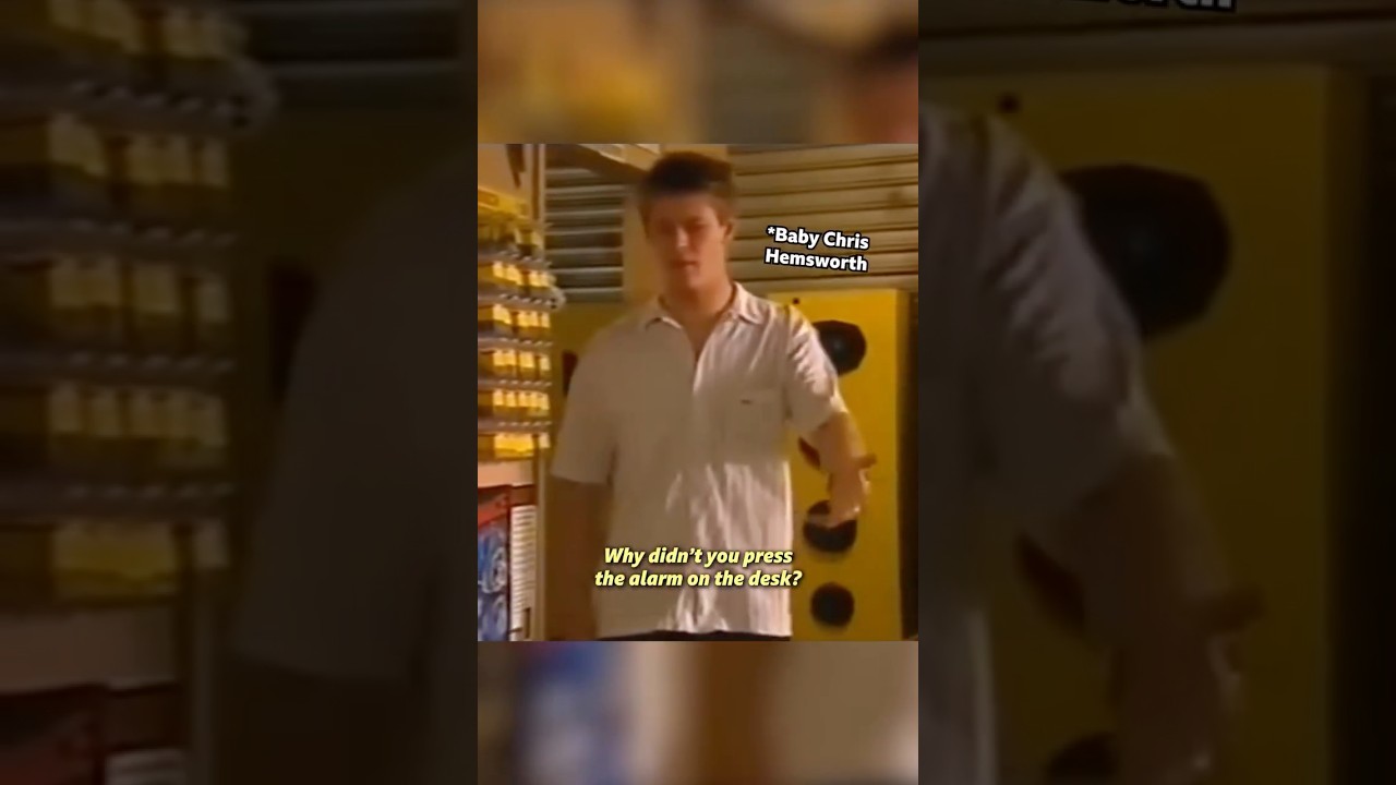 Omg look at baby Chris Hemsworth 🥹😭 #Neighbours #Crime101 #ScottMills #ChrisHemsworth #HalleBerry