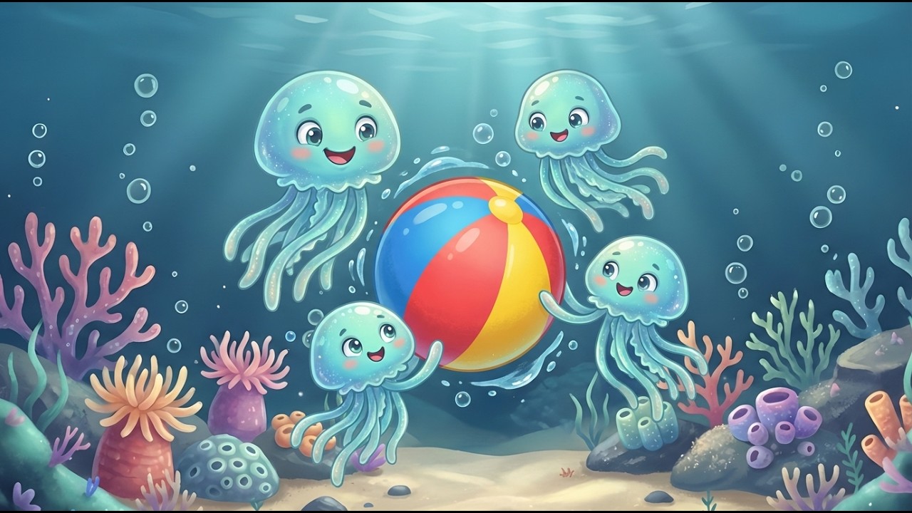 Die 5 Quallen und der bunte Mond