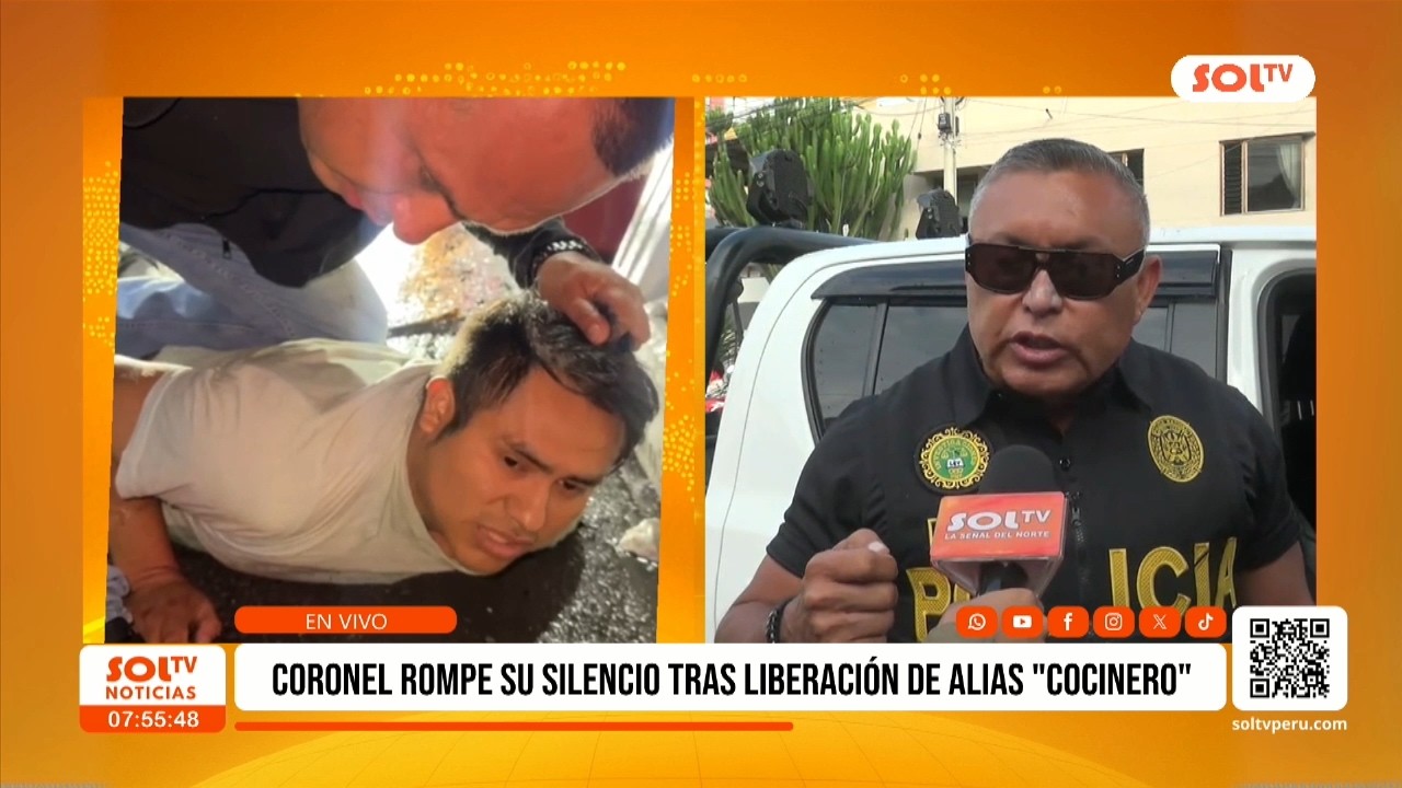 Trujillo: jefe de DIVINCRI se pronuncia tras liberación de alias 'Cocinero'