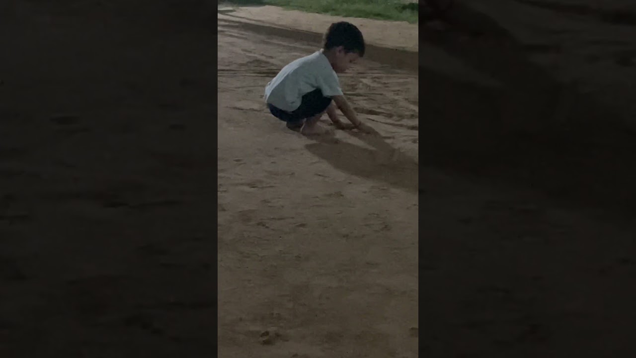 Playing in mud. #toddlers #baby #playtime #mudplay