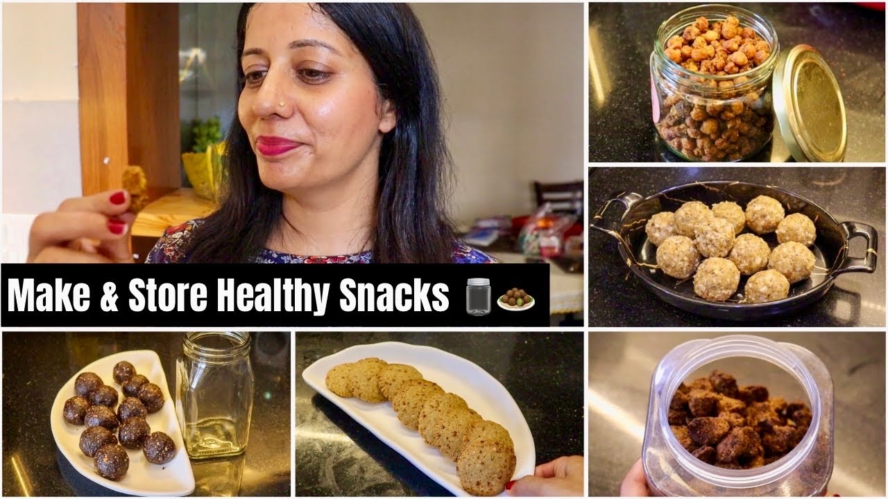 6 healthy tea snacks | Make and store easily | Easy snacks for storing