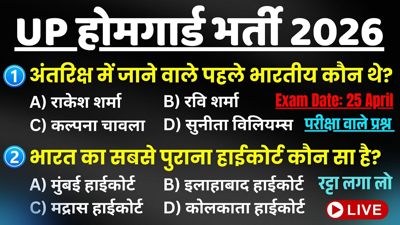 up home guard gk gs important questions 100, 