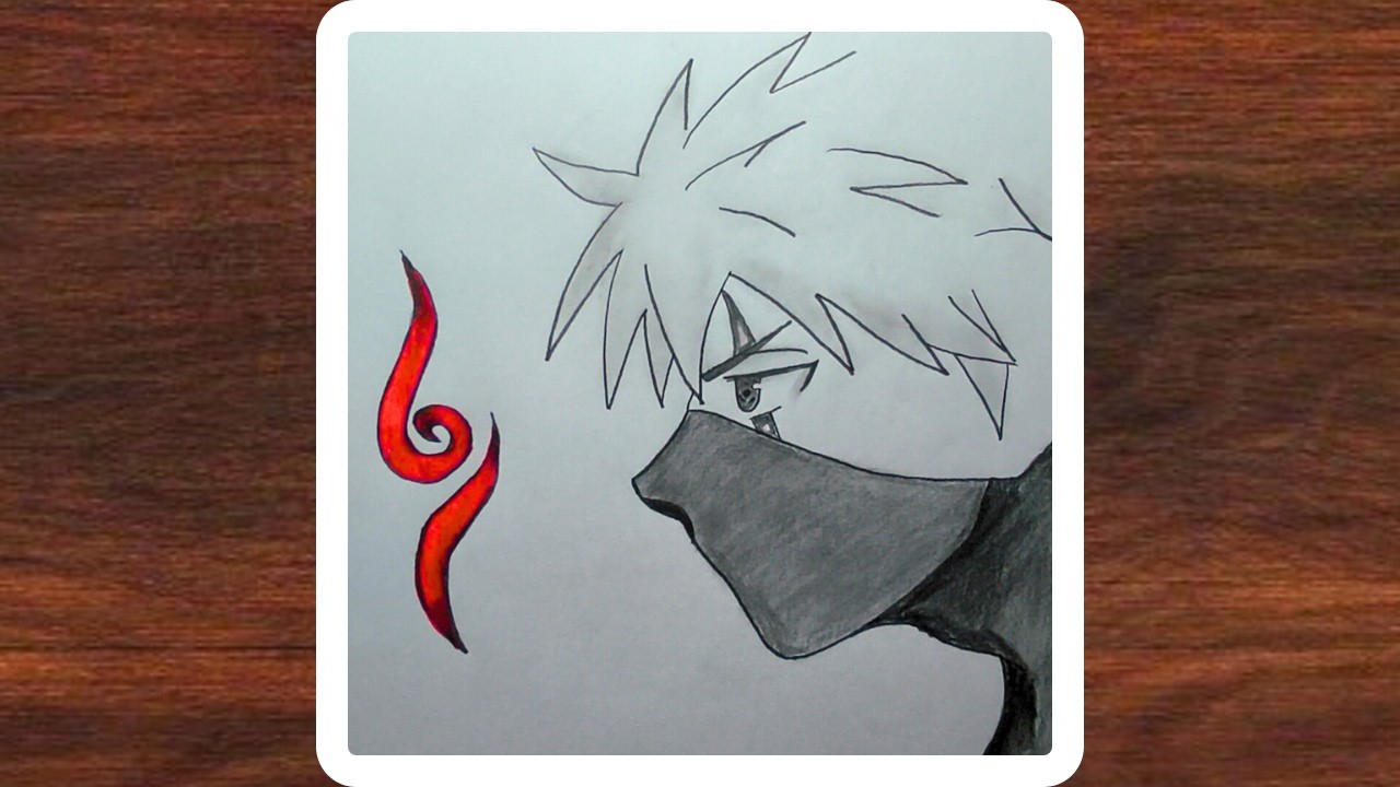How to draw Anbu kakashi from Naruto | Kakashi drawing | Naruto Shippuden | Ninja drawing #anime