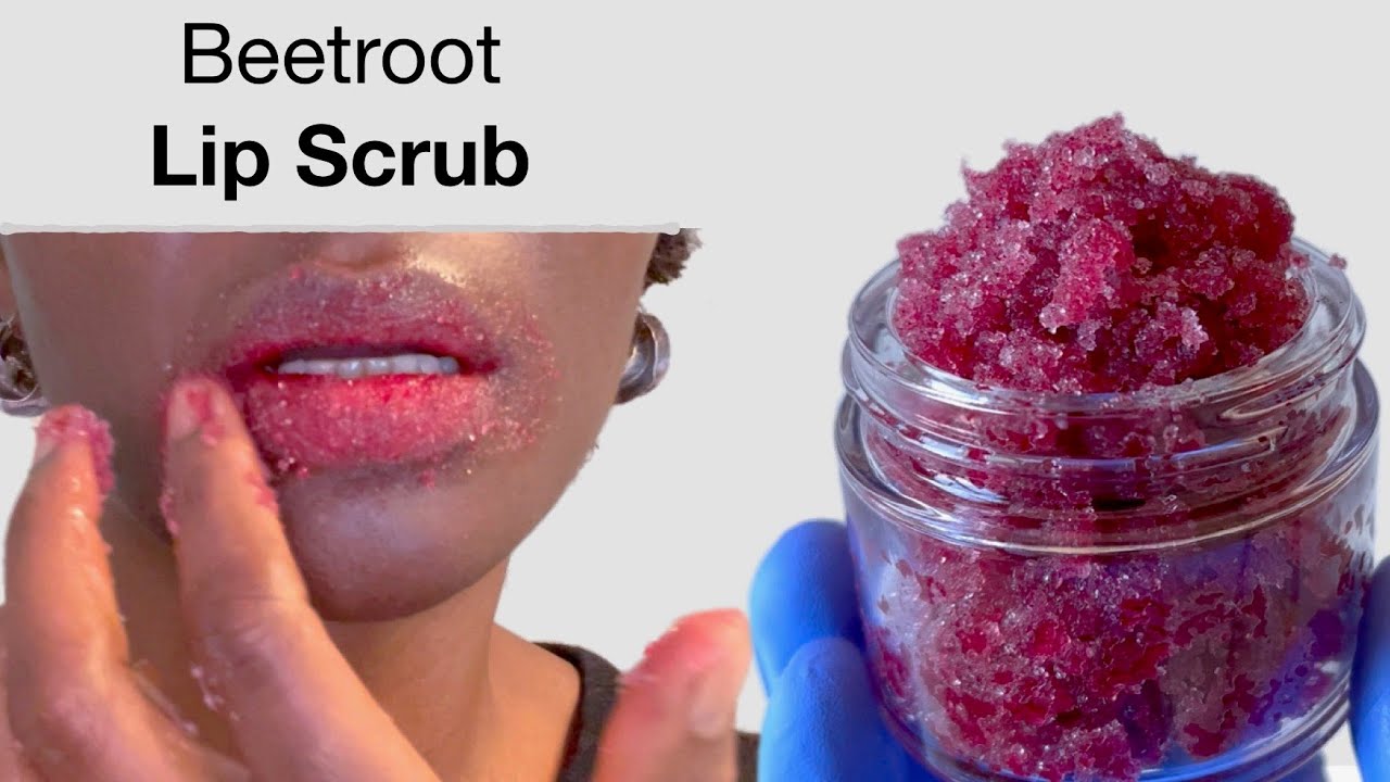 DIY Beetroot Exfoliating Lip Scrub