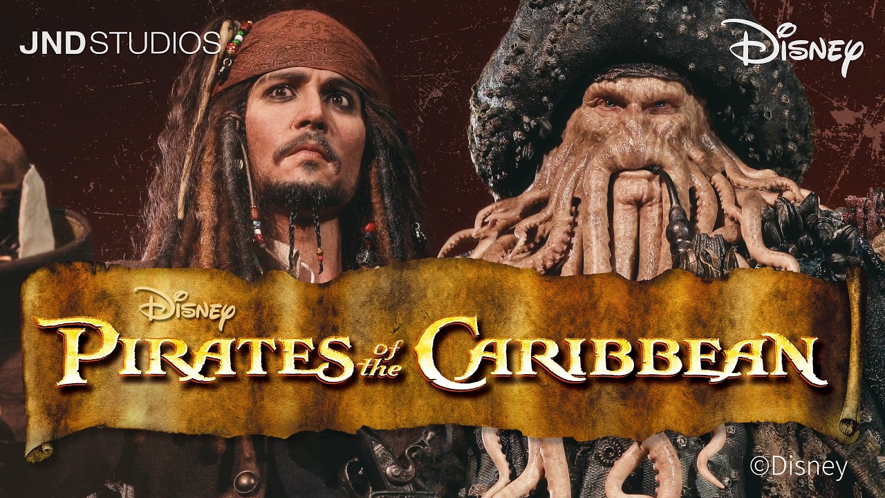 [JND Studios] Pirates of the Caribbean Jack Sparrow & Davy JonesPromotional Video Revealed!