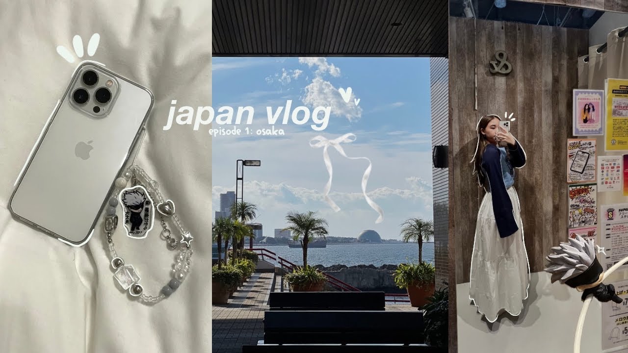 JAPAN VLOG 🍙 osaka: usj express pass, dotonbori, tanghulu, anime shopping etc.