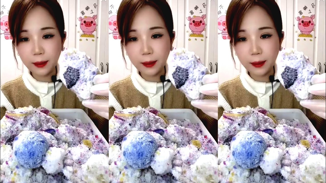 ASMR SHAVED ICE EATING YY