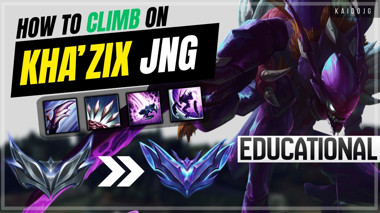 How to Climb from Silver to Diamond on Kha'Zix in Season 16 | Challenger Jungle Fundamentals (2026)