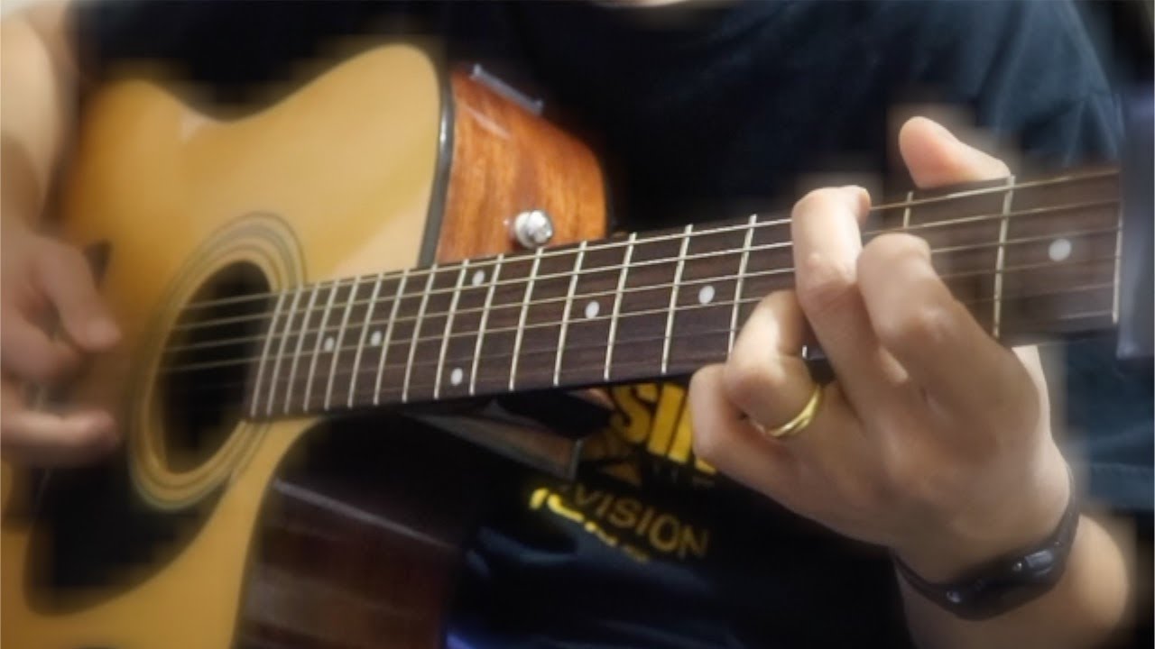 Myo Gyi guitar intro lesson (မင်းအချစ်တခုသာ) min a chit ta ku thar- part 1