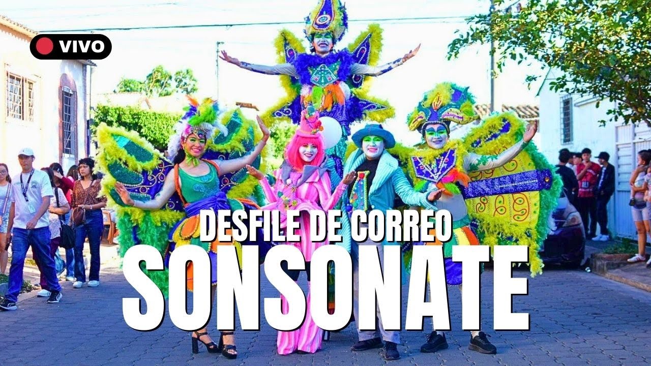 Llega el DESFILE DEL CORREO a SONSONATE - EL SALVADOR 2026