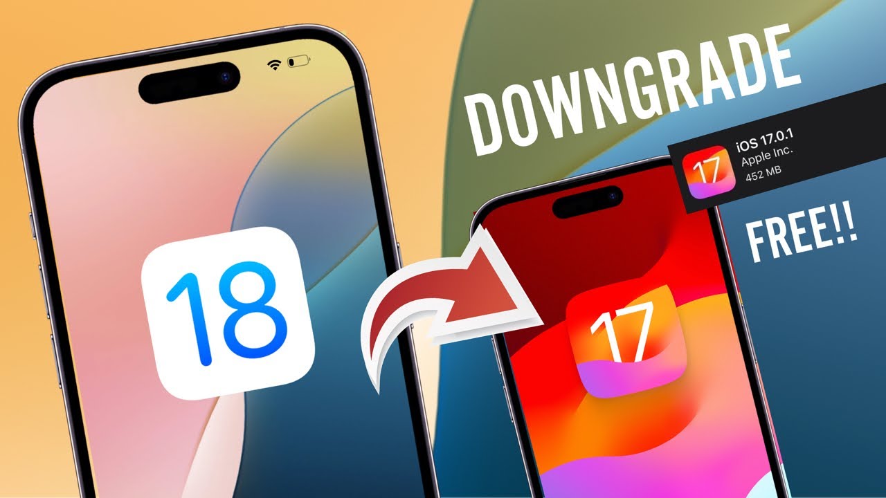 How To Downgrade iOS 18 To 17 Without Data Loss | Downgrade iOS 18 Beta To 17 | Downgrade iOS 18 |
